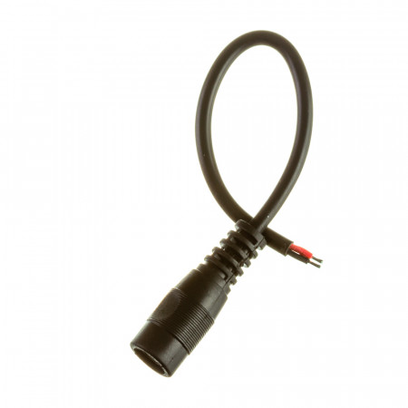 Led коннектор mini jack 5,5 mm ("мама") с проводом