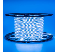 Led лента 220В синяя AVT smd2835 120LED/m 4W IP65, 1м