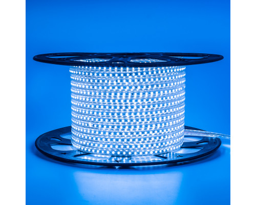 Led стрічка 220В синя AVT smd2835 120LED/m 4W IP65, 1м