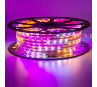 Мигающая led лента Multi-Color 220В smd2835 48LED/m 6W IP65, 1м
