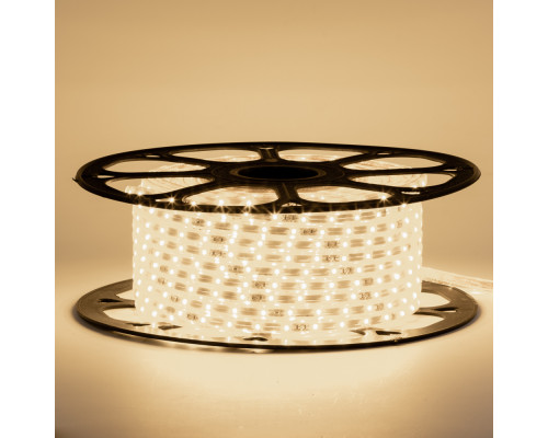 Led стрічка 220В бІла тепла smd2835 120LED/m 12W IP65, 1м