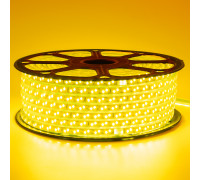 Led лента 220В желтая smd2835 120LED/m 12W IP65, 1м