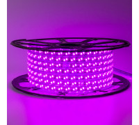 Led стрічка 220В рожева smd2835 120LED/m 12W IP65, 1м