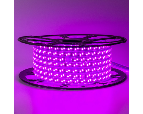 Led стрічка 220В рожева smd2835 120LED/m 12W IP65, 1м