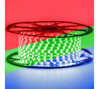 Led лента 220В rgb smd5050 5W/m 60LED/m IP65, 1м
