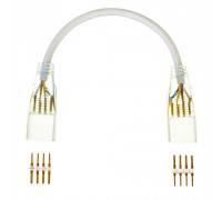 Соединитель для Led неона 220В AVT smd5050 (2 разъема+2 шт. 4pin) с проводом