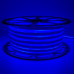 Led неон 220В синий smd2835 120LED/m 12W IP65, 1м