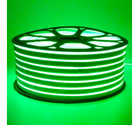 Led неон 220В зеленый smd2835 120LED/m 12W IP65, 1м