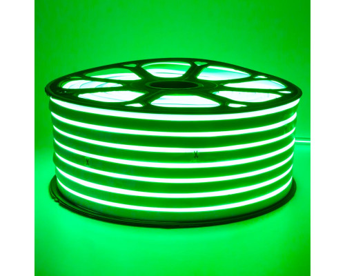 Led неон 220В зеленый smd2835 120LED/m 12W IP65, 1м