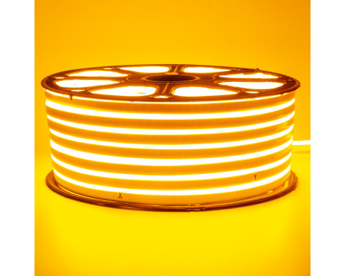 Led неон 220В желтый smd2835 120LED/m 12W IP65, 1м