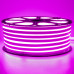Led неон 220В розовый smd2835 120LED/m 12W IP65, 1м