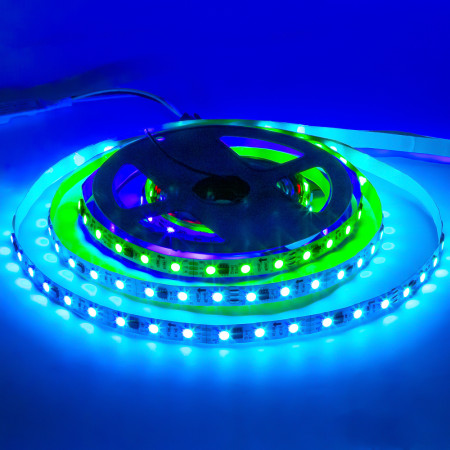 Led лента адресная AVT 12В smd5050 tm1903 60LED/m IP20, 1м