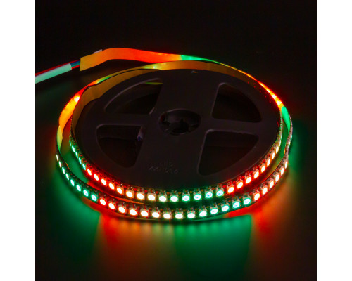 Led лента адресная AVT 5В smd5050 ws2812b 144LED/m IP20, 1м