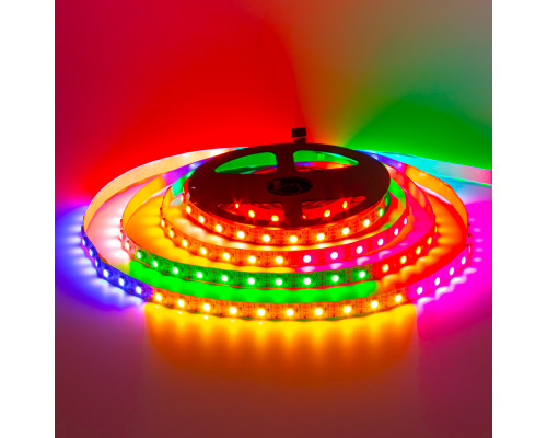 Led лента адресная AVT 5В smd5050 ws2812b 60LED/m IP20, 1м