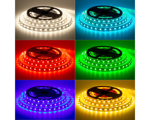 Led лента 12В rgbw AVT smd5050 60LED/m IP20, 1м