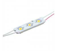 Модуль светодиодный белый теплый 12в smd5730 3LED 1.5Вт герметичный