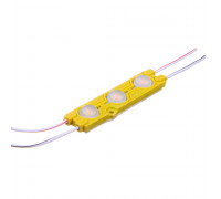 Модуль светодиодный желтый 12в smd5730 3LED 1.5Вт герметичный