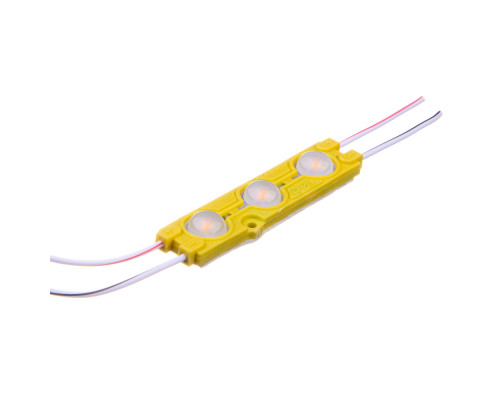 Модуль светодиодный желтый 12в smd5730 3LED 1.5Вт герметичный