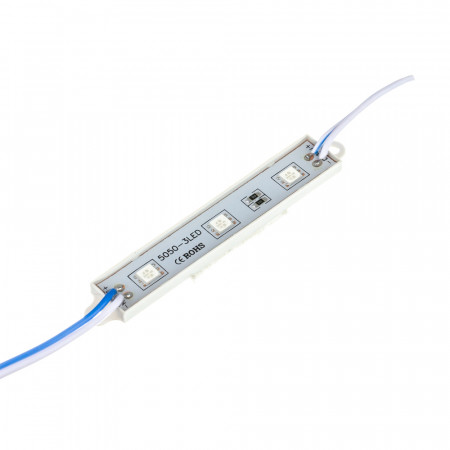 Модуль МТК 12V синій 3LED smd5050 0.72Вт IP65