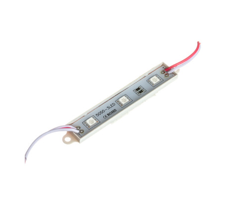 Модуль МТК 12V красный 3led smd5050 0.72Вт IP65