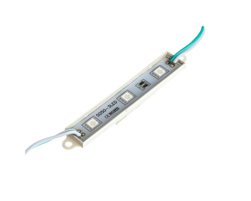 Модуль МТК 12V зелёный 3led smd5050 0.72Вт IP65