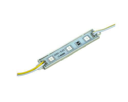 Модуль МТК 12V жёлтый 3led smd5050 0.72Вт IP65
