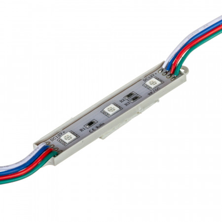 Модуль МТК 12V RGB 3led smd5050 0.72Вт IP65