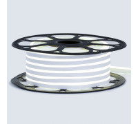 Led неон 12В нейтральный белый 8х16 пвх smd2835 120LED/m 6W IP65, 1м