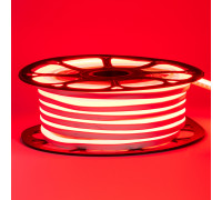 Led неон 12В красный 8х16 пвх smd2835 120LED/m 6W IP65, 1м