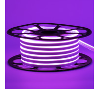 Led неон 12В фиолетовый 8х16 пвх smd2835 120LED/m 6W IP65, 1м