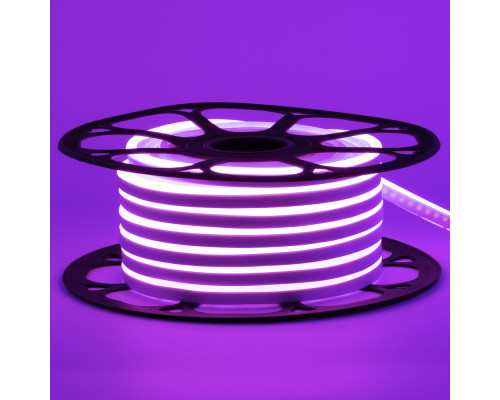 Led неон 12В фиолетовый 8х16 пвх smd2835 120LED/m 6W IP65, 1м