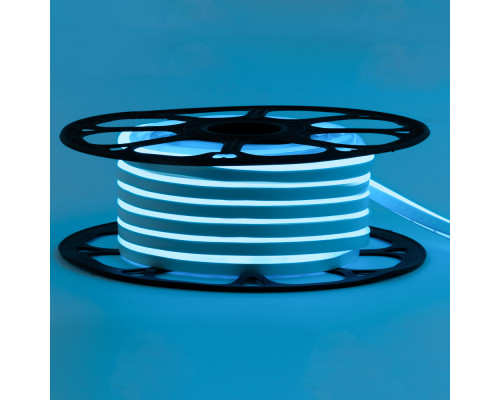 Led неон 220В голубой AVT-1 smd2835 120LED/m 7W IP65, 1м