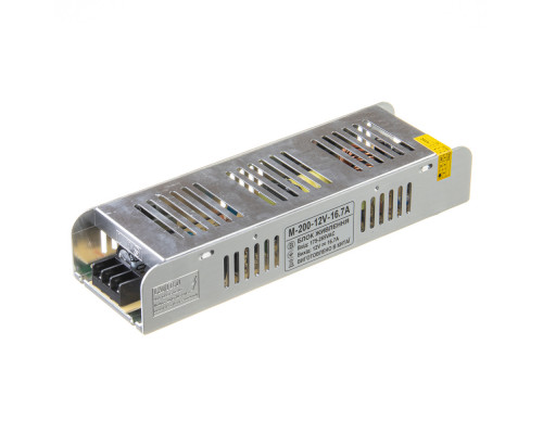 Led блок питания 12V М/16.7 A 200 Bт IP20