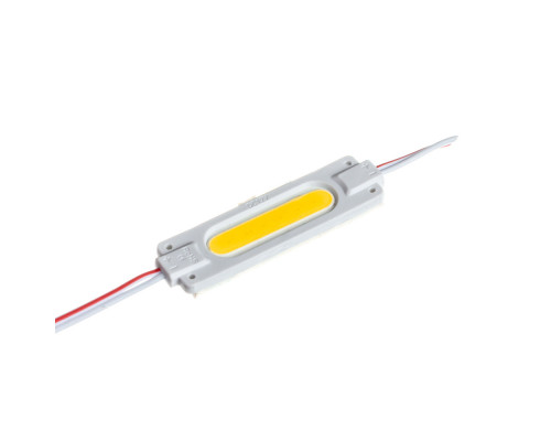Модуль светодиодный белый теплый 12в COB 1LED 2Вт герметичный