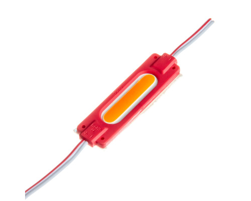 Модуль СОВ 12V красный 1led 2Вт овальный IP65