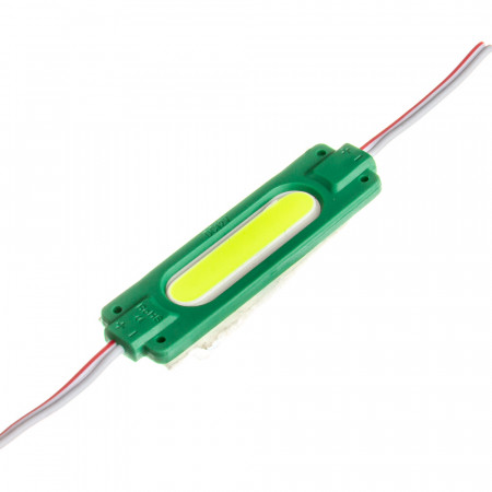 Модуль СОВ 12V зеленый 1led 2Вт овальный IP65