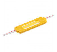 Модуль светодиодный желтый 12в COB 1LED 2Вт герметичный