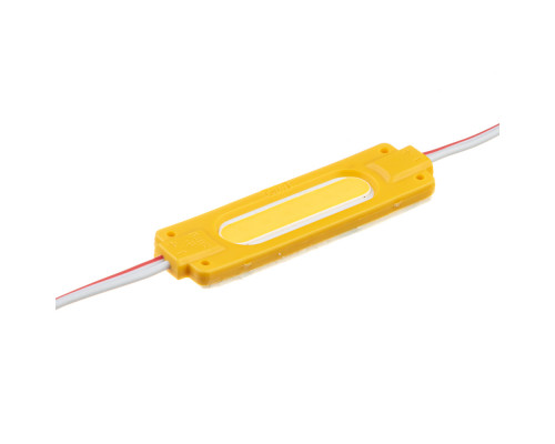 Модуль светодиодный желтый 12в COB 1LED 2Вт герметичный