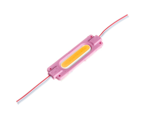 Модуль СОВ 12V розовый 1led 2Вт овальный IP65