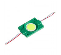 Модуль СОВ 12V зеленый 1led 2.4Вт круг IP65