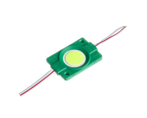 Модуль СОВ 12V зеленый 1led 2.4Вт круг IP65