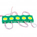 Модуль СОВ 12V зеленый 1led 2.4Вт круг IP65