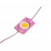 Модуль СОВ 12V розовый 1led 2.4Вт круг IP65