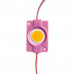 Модуль СОВ 12V розовый 1led 2.4Вт круг IP65