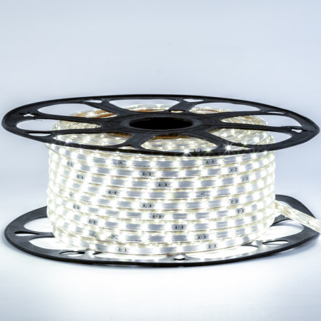 Led лента 220В белая smd2835 48LED/m 6W IP65, 1м