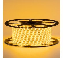 Лед лента 220 В желтая smd 2835 48led/м 6Вт/м IP65, 1м
