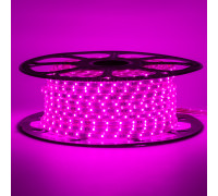 Лед лента 220 В фиолетовая smd 2835 48led/м 6Вт/м IP65, 1м