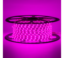 Лед лента 220 В фиолетовая smd 2835 48led/м 6Вт/м IP65, 1м