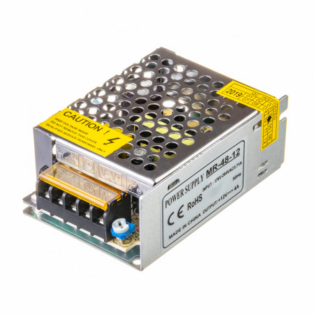 Блок питания для ленты 12 в MR/1-4A 48 Bт негерметичный