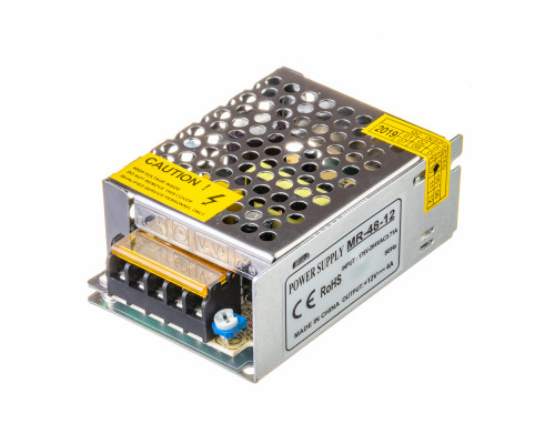 Блок питания для ленты 12 в MR/1-4A 48 Bт негерметичный